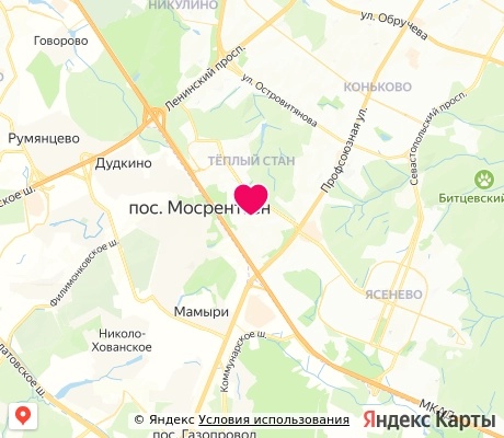 На карте