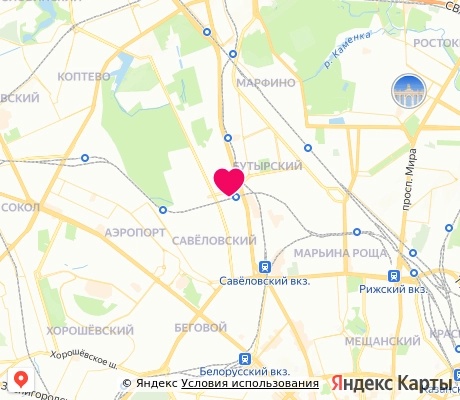 На карте
