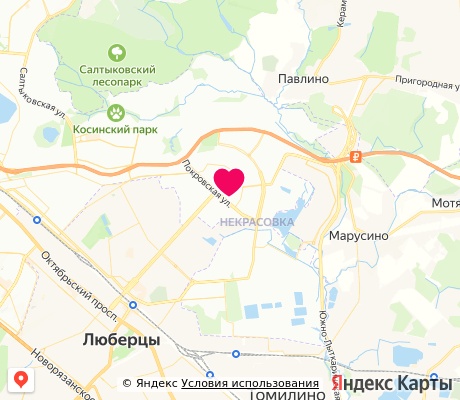 На карте