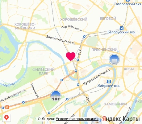 На карте