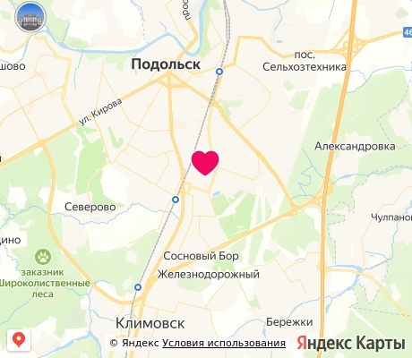 На карте