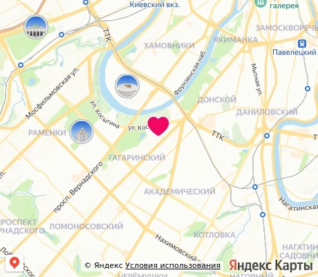 На карте