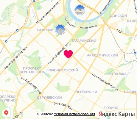 На карте