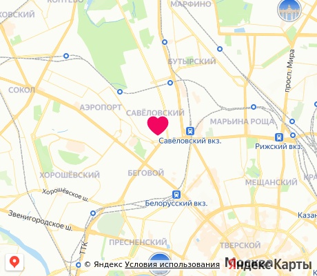 На карте