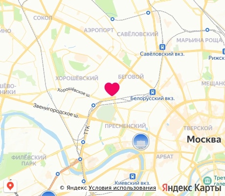 На карте