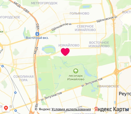 На карте