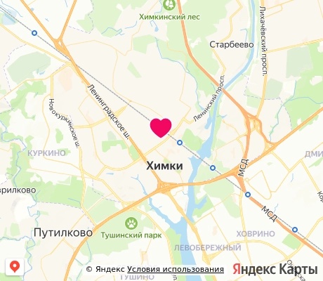 На карте