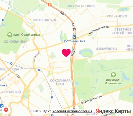 На карте