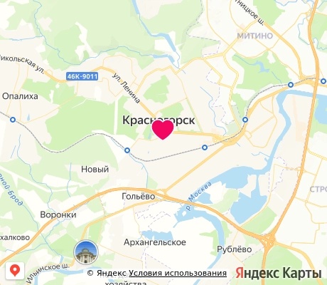 На карте