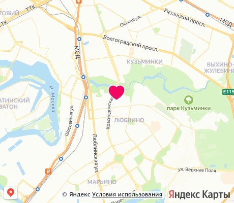 На карте