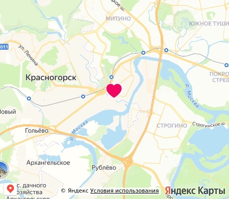 На карте