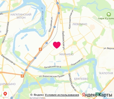 На карте