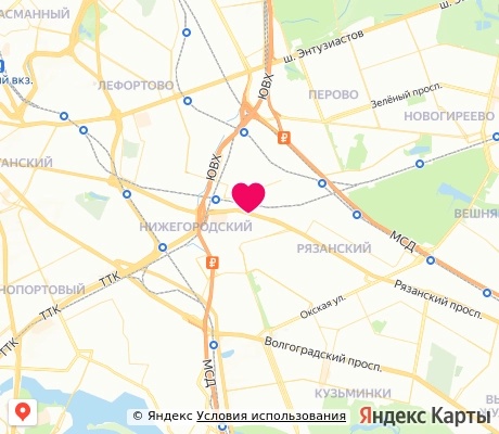 На карте