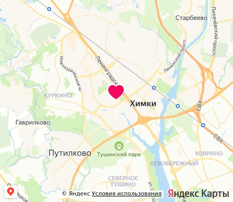 На карте
