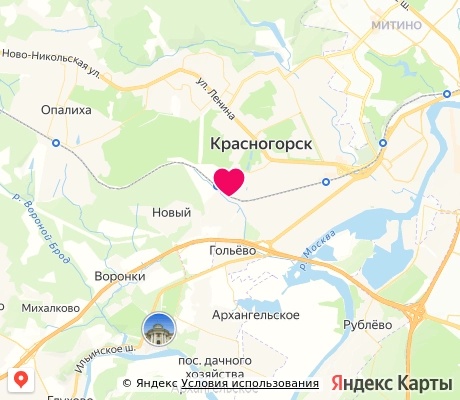 На карте