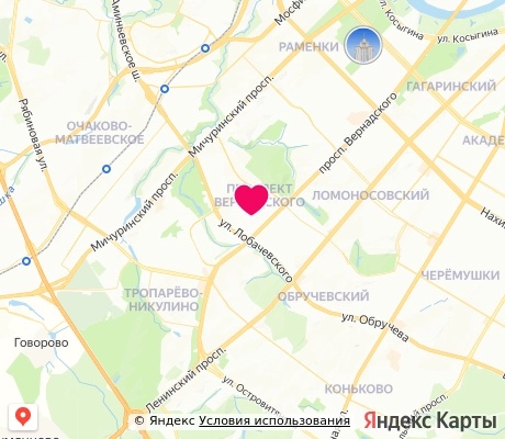 На карте
