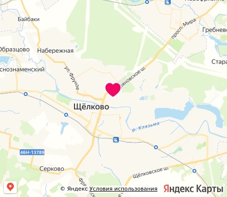 На карте