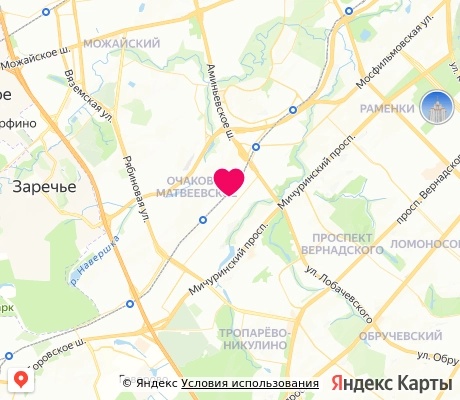 На карте