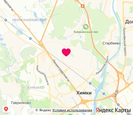 На карте