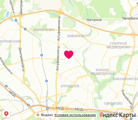 На карте