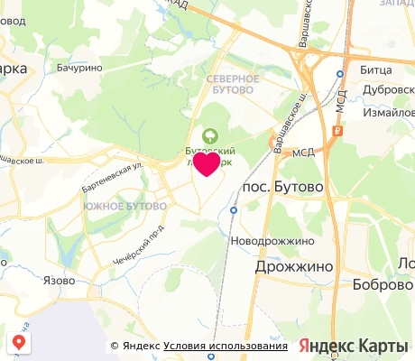 На карте