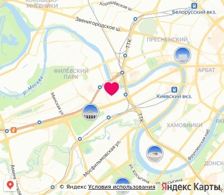 На карте