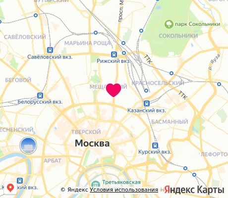 На карте