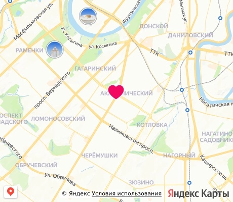 На карте