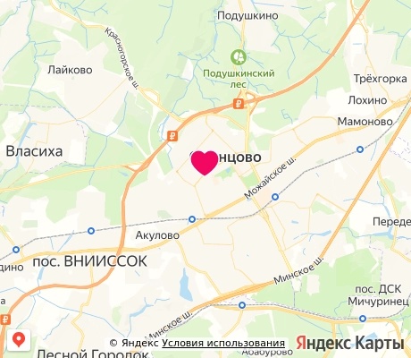 На карте