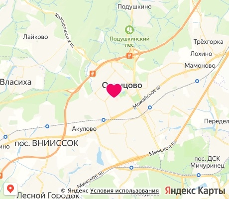 На карте