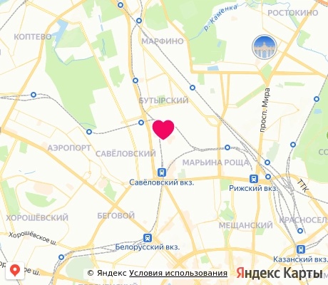 На карте