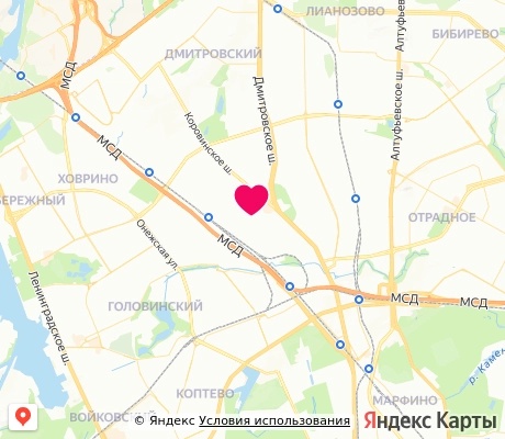 На карте