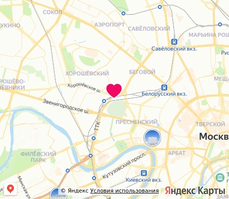 На карте