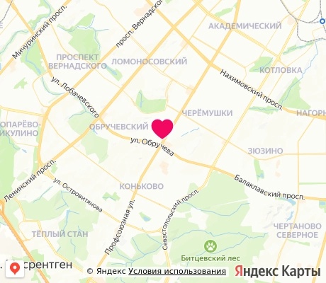 На карте