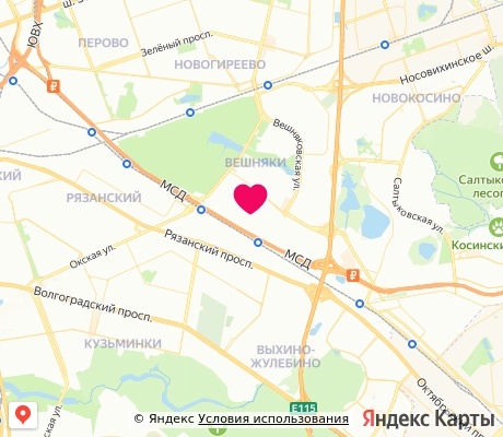 На карте