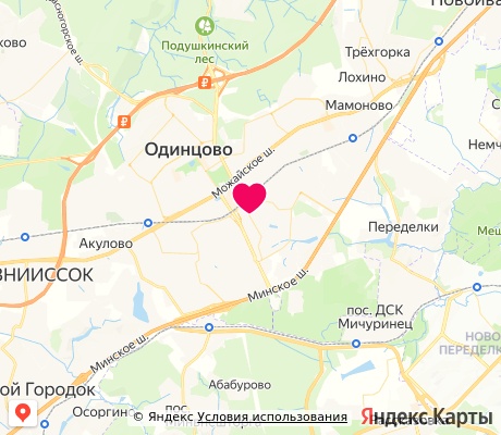На карте