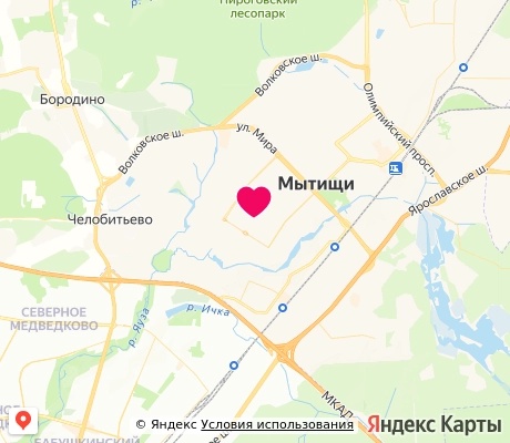 На карте