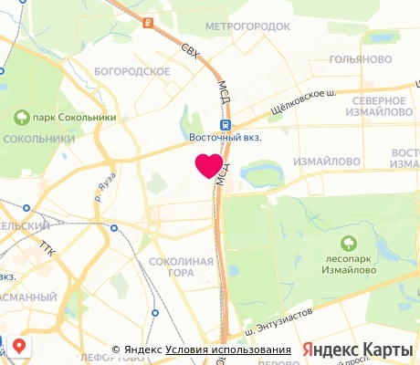 На карте