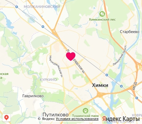На карте
