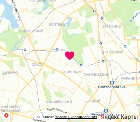 На карте