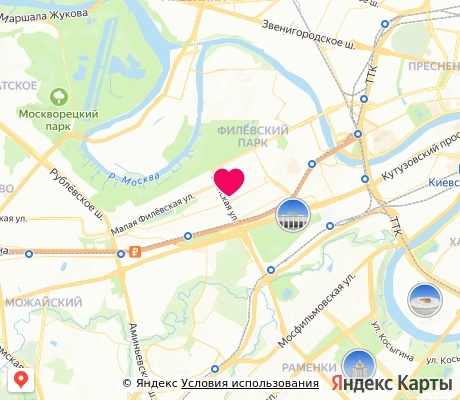 На карте