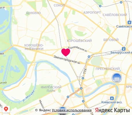 На карте