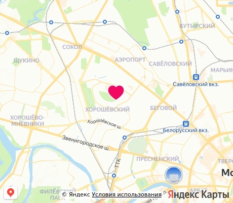 На карте