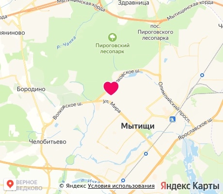 На карте