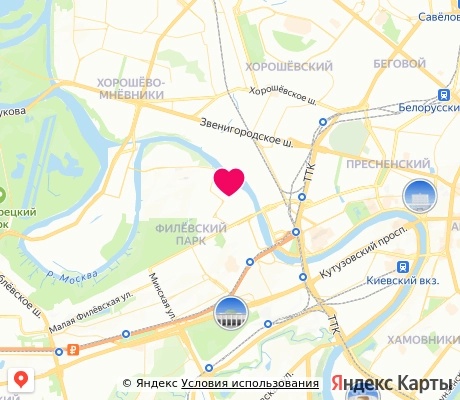 На карте