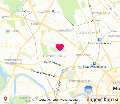 На карте