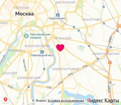 На карте