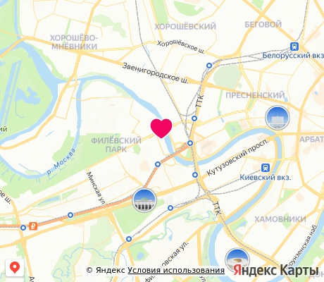 На карте