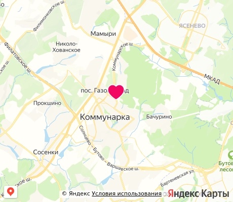 На карте