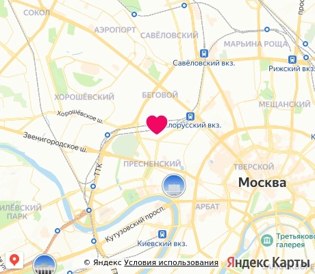 На карте